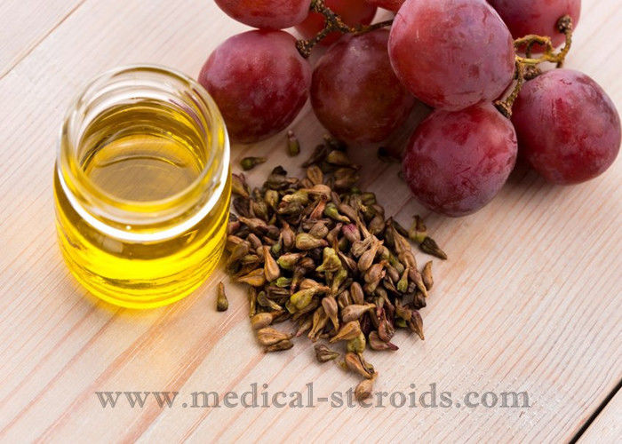 Yellow Oild Liquid Grapeseed Oil For Cooking Cosmetics And Dissolved Steroid